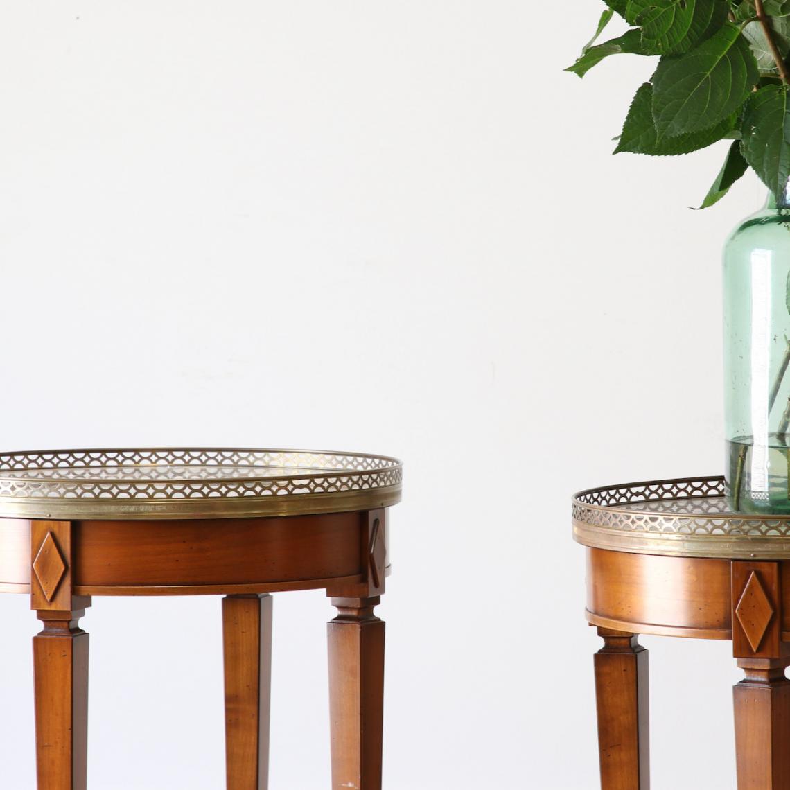 Pair of Round Occasional Tables