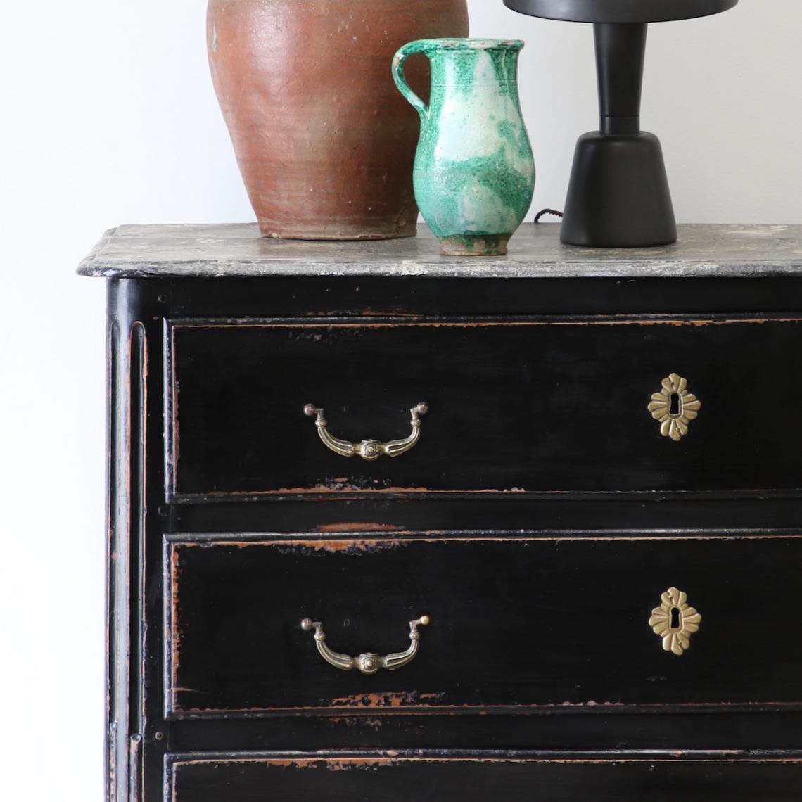 Ebonised Commode