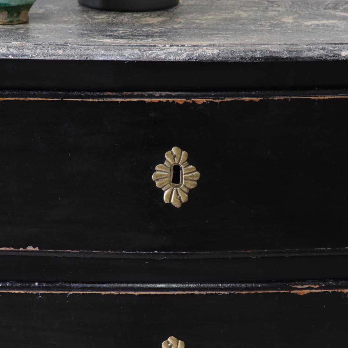 Ebonised Commode