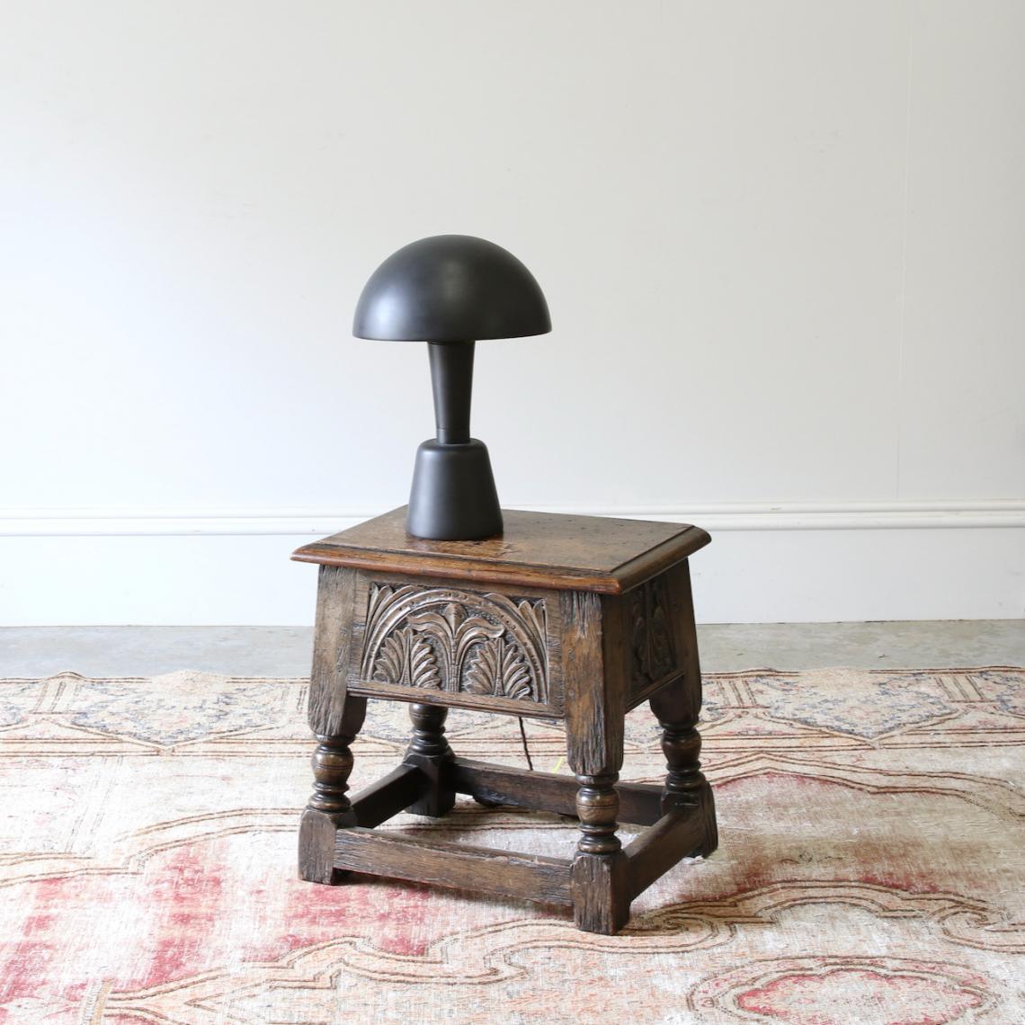 Oak Stool With Lid