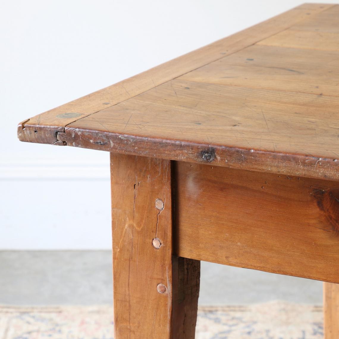 A Small French Provincial Cherrywood Dining Table