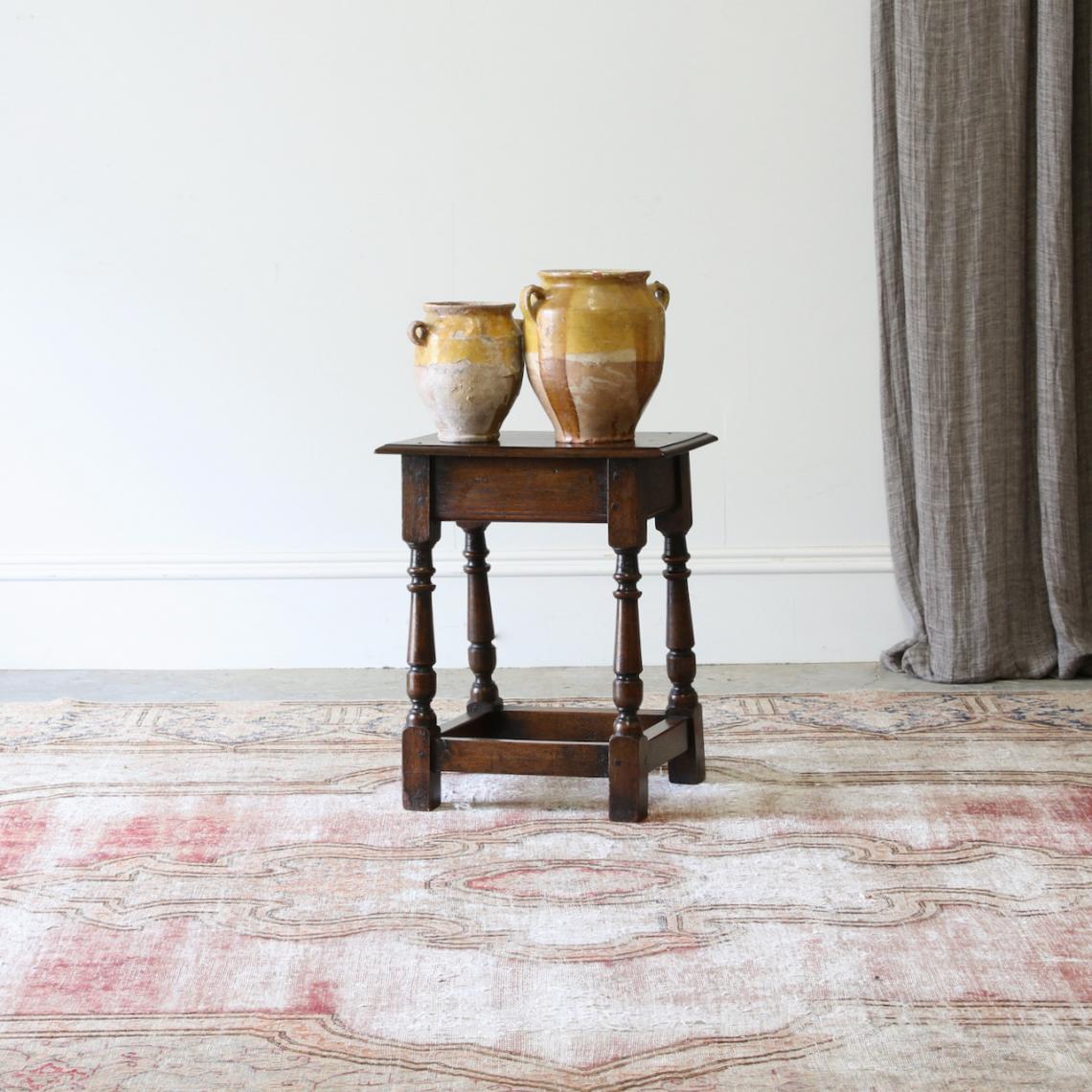 Jointed Oak Stool