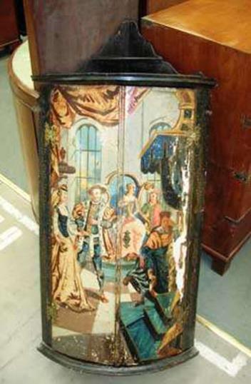 Painted Corner Cabinet