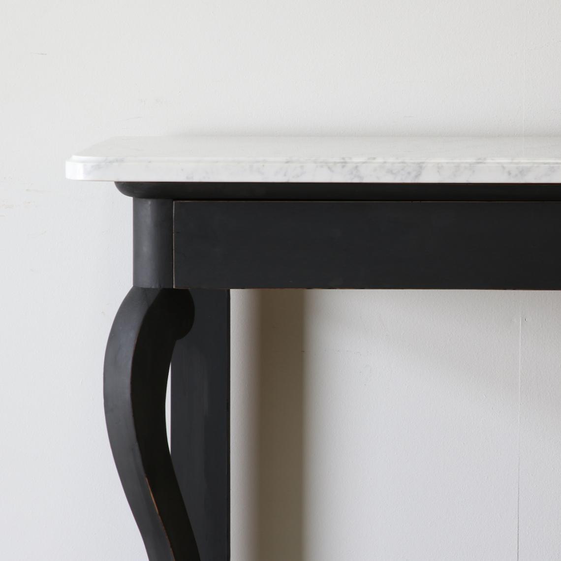 Matt Black Console Table