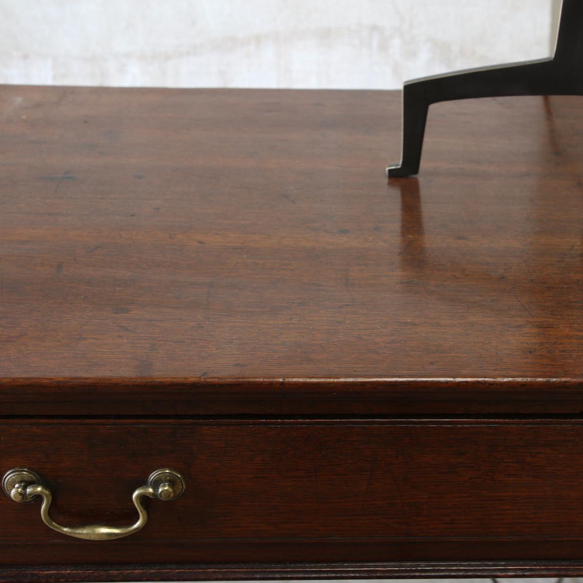 Oak Single Drawer Side Table