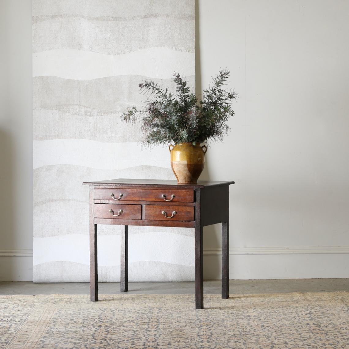 Three Drawer Side Table