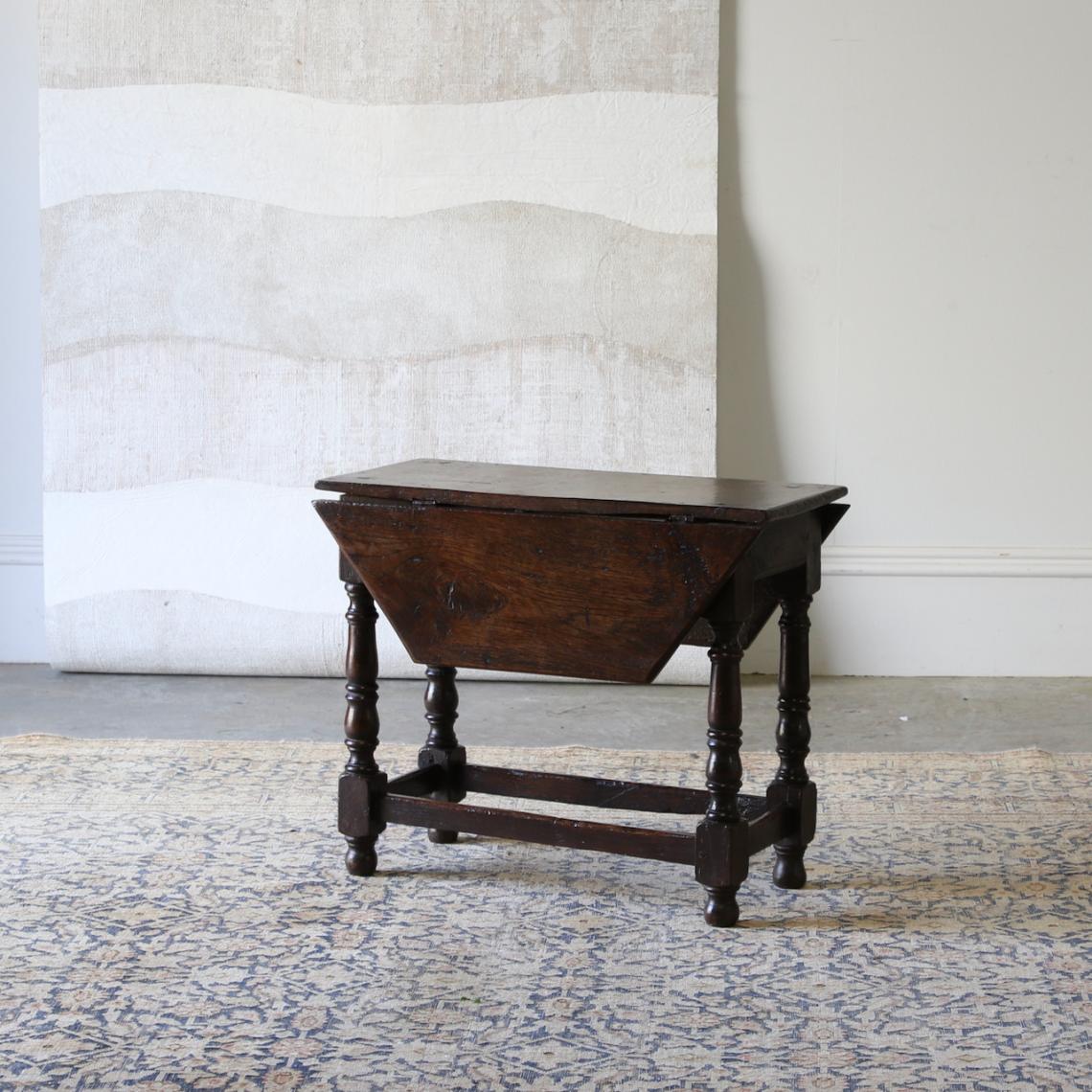 Octagonal Drop Leaf Table