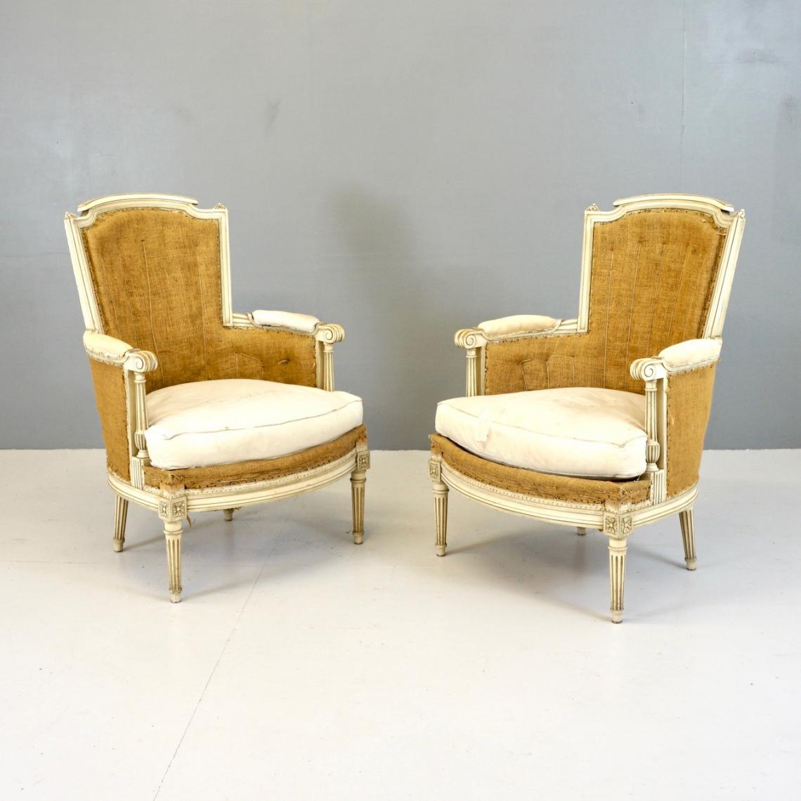 Pair of Directoire Fauteuils