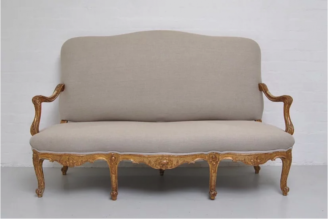 Gilded Settee