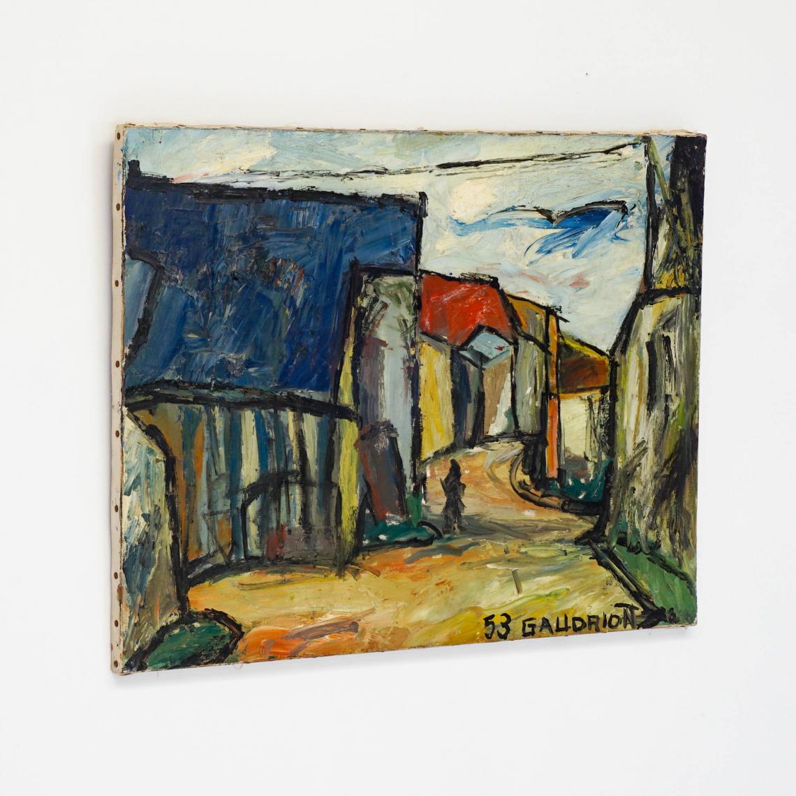 Village Scene // Oil on Canvas