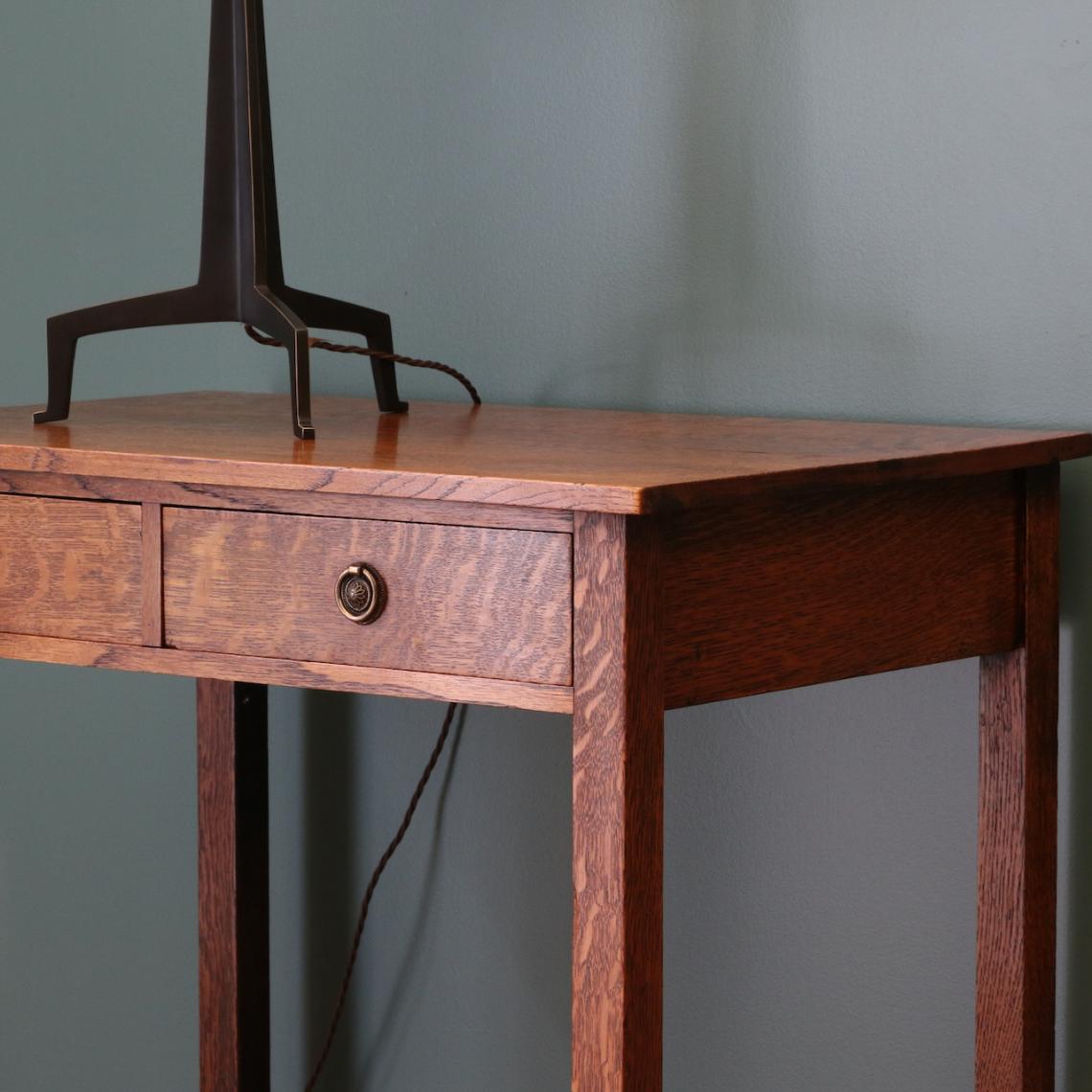 Two Drawer Side Table