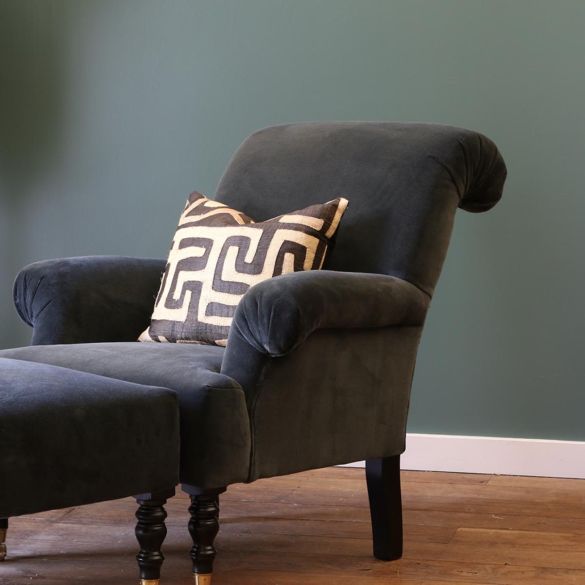 Camborne Armchair & Footstool// JS Editions