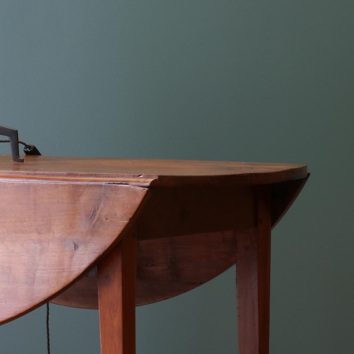 French Cherrywood DropSide Dining Table