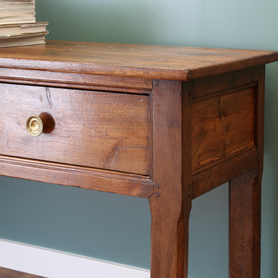 Two Drawer Side Table