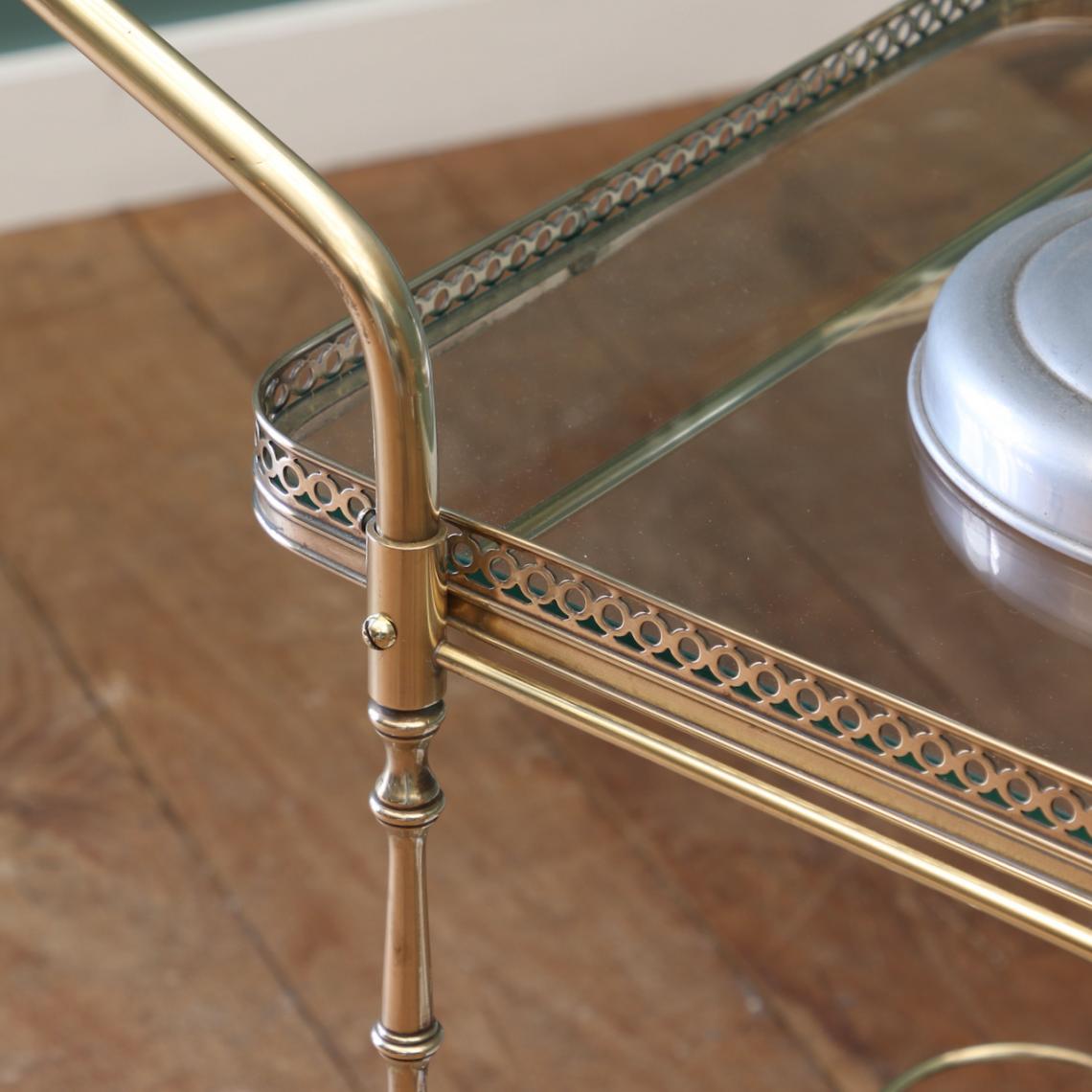 Brass Drinks Trolley