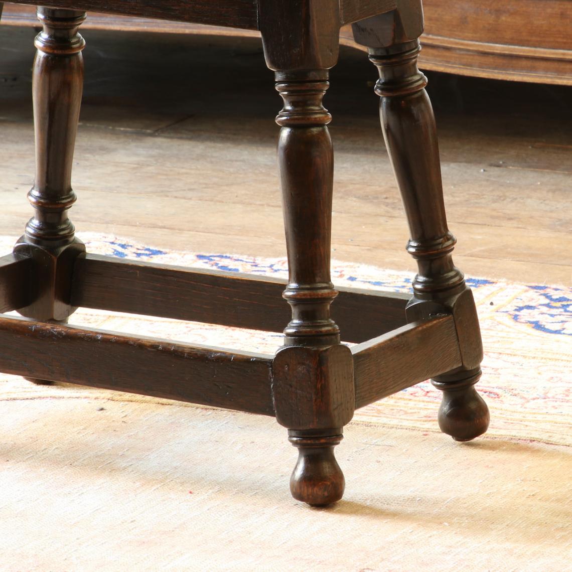 English Oak Jointed Stool