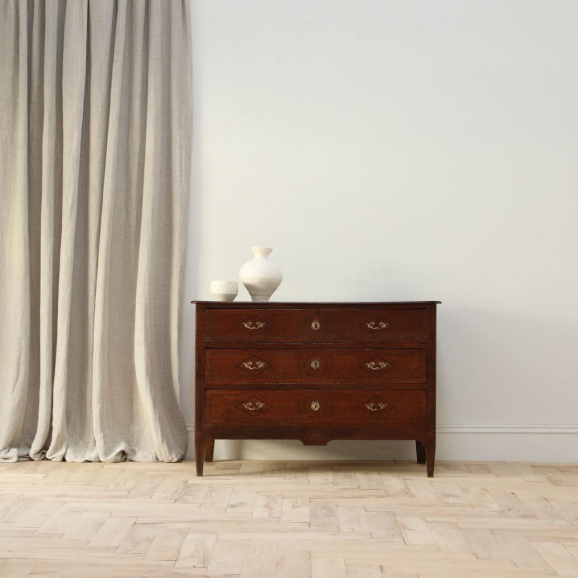 French Commode with Marquetry Inlay