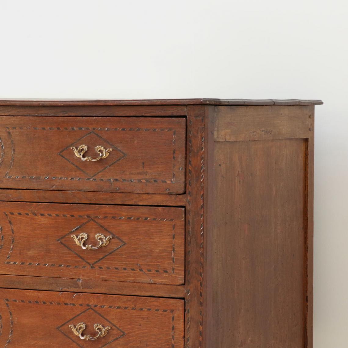 French Commode with Marquetry Inlay