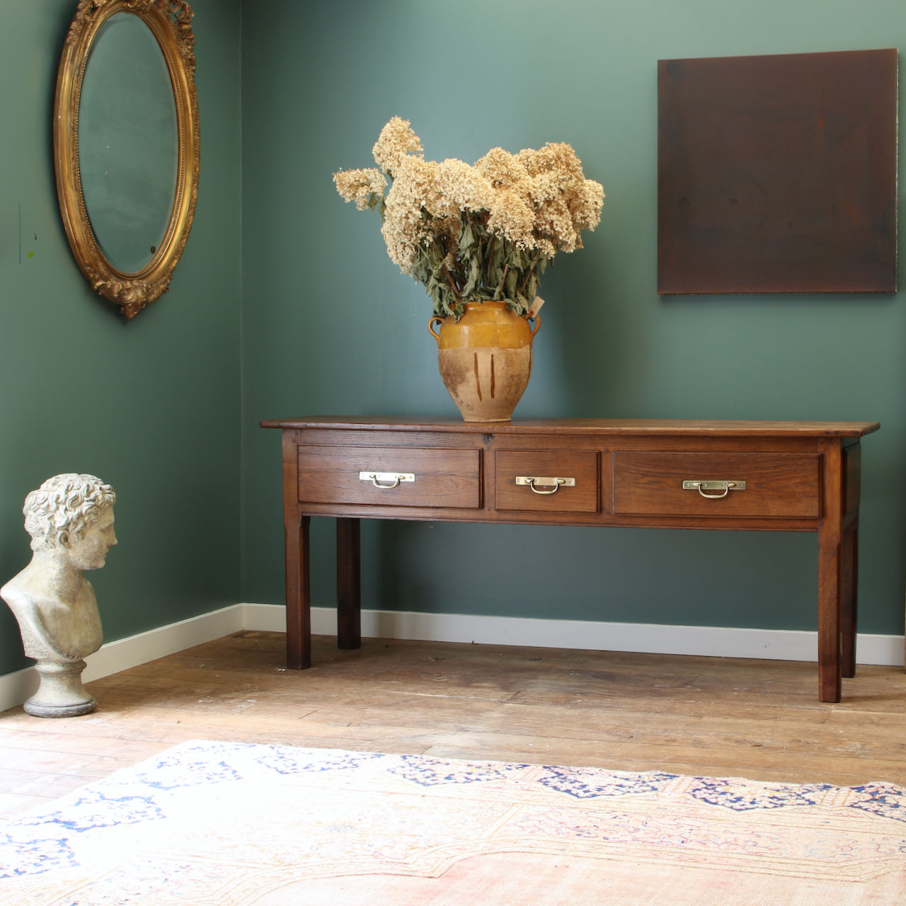 Three Drawer Side Table