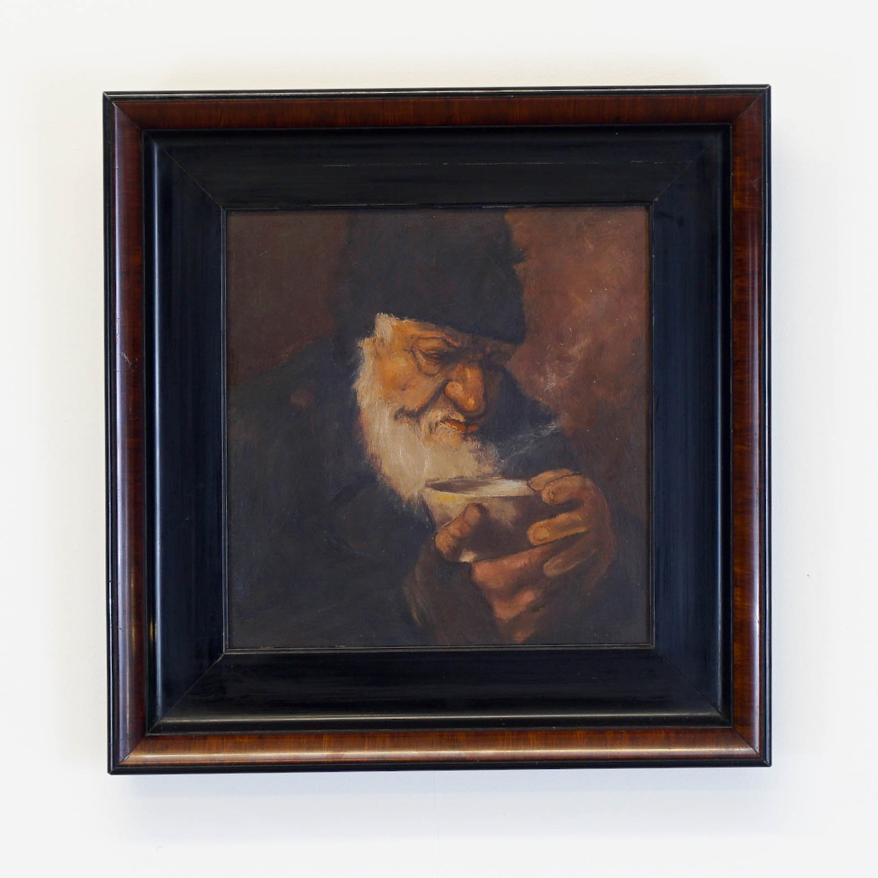 Oil Painting of Bearded Man