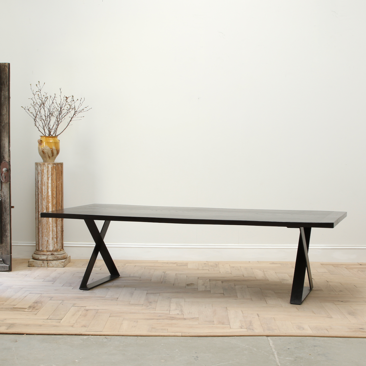 Cross-Base Dining Table// JS Editions