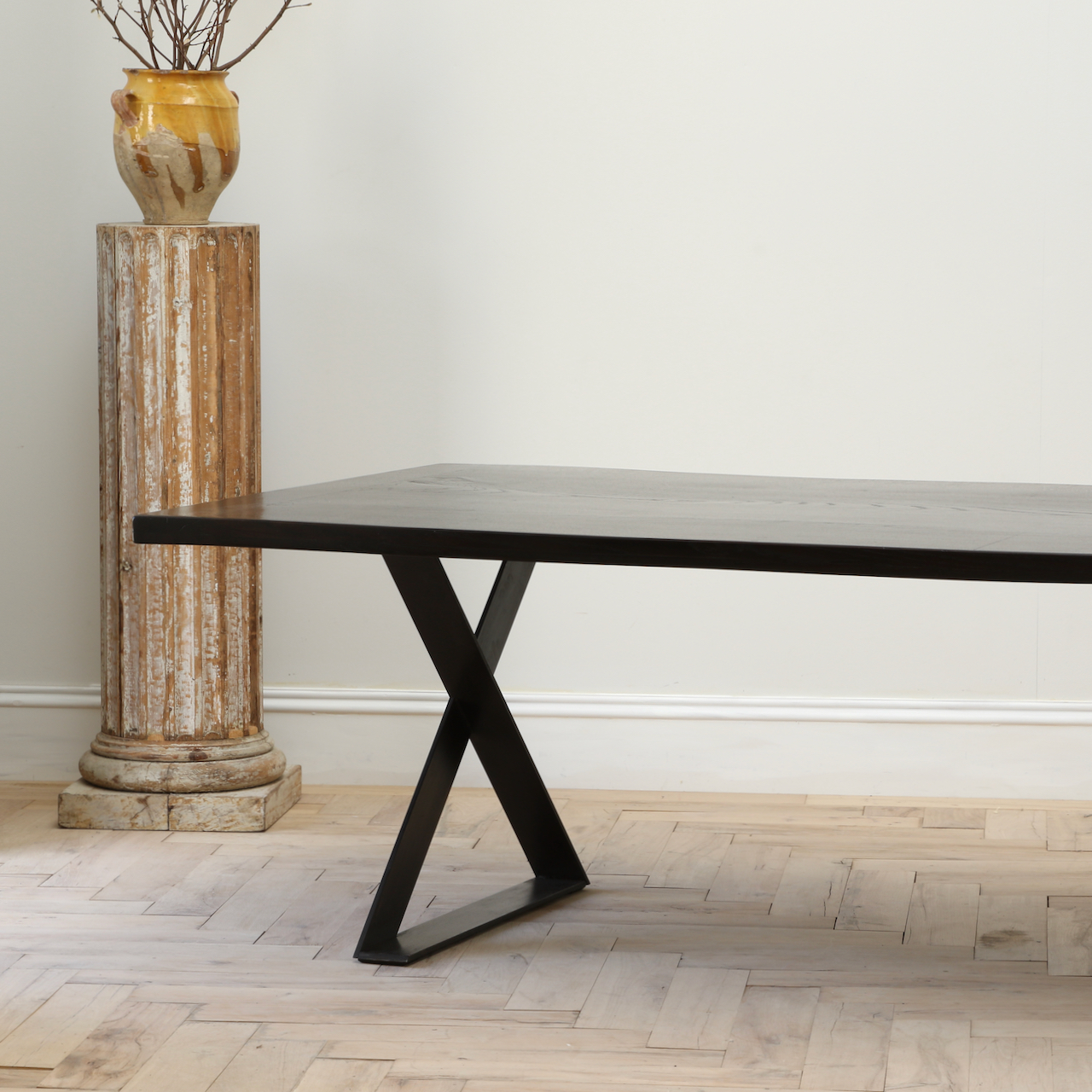 Cross-Base Dining Table// JS Editions