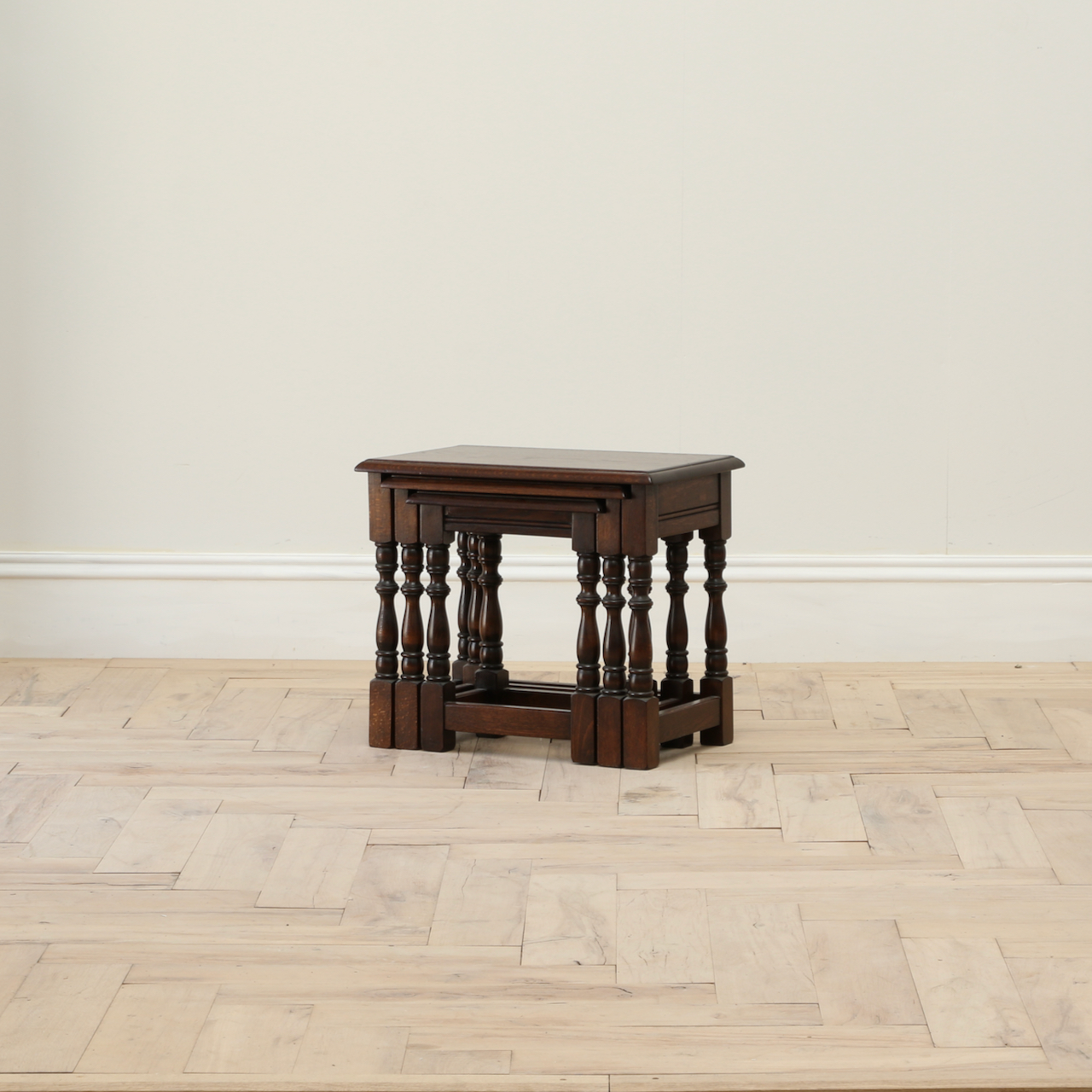 English Oak Nesting Tables