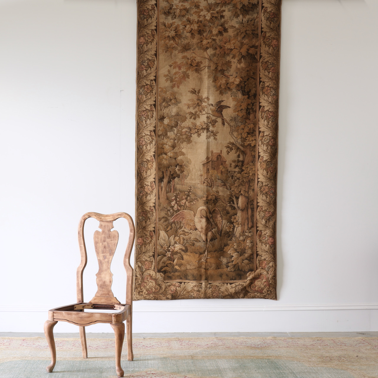 Pair of Antique Verdure Tapestries