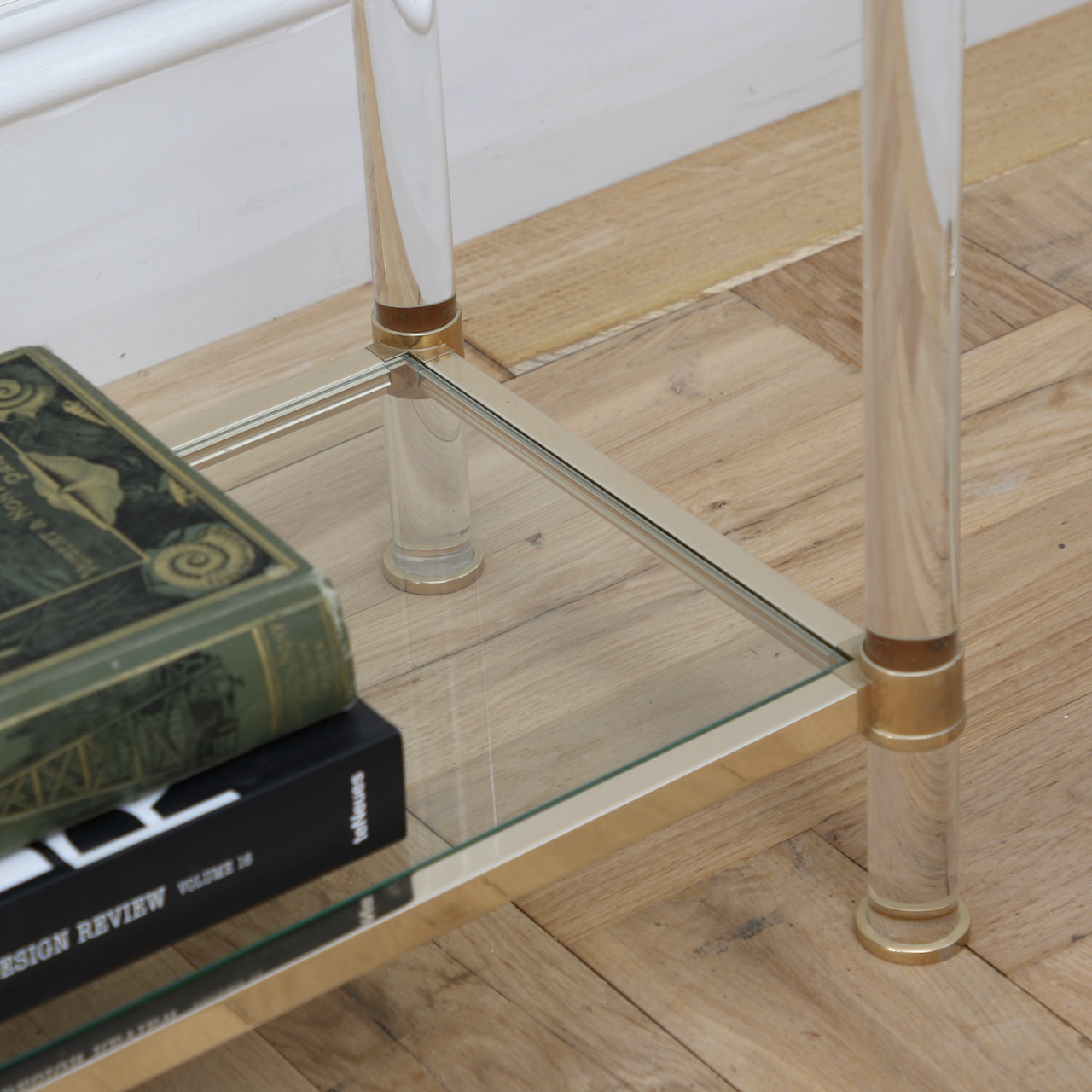 Lucite Console Table