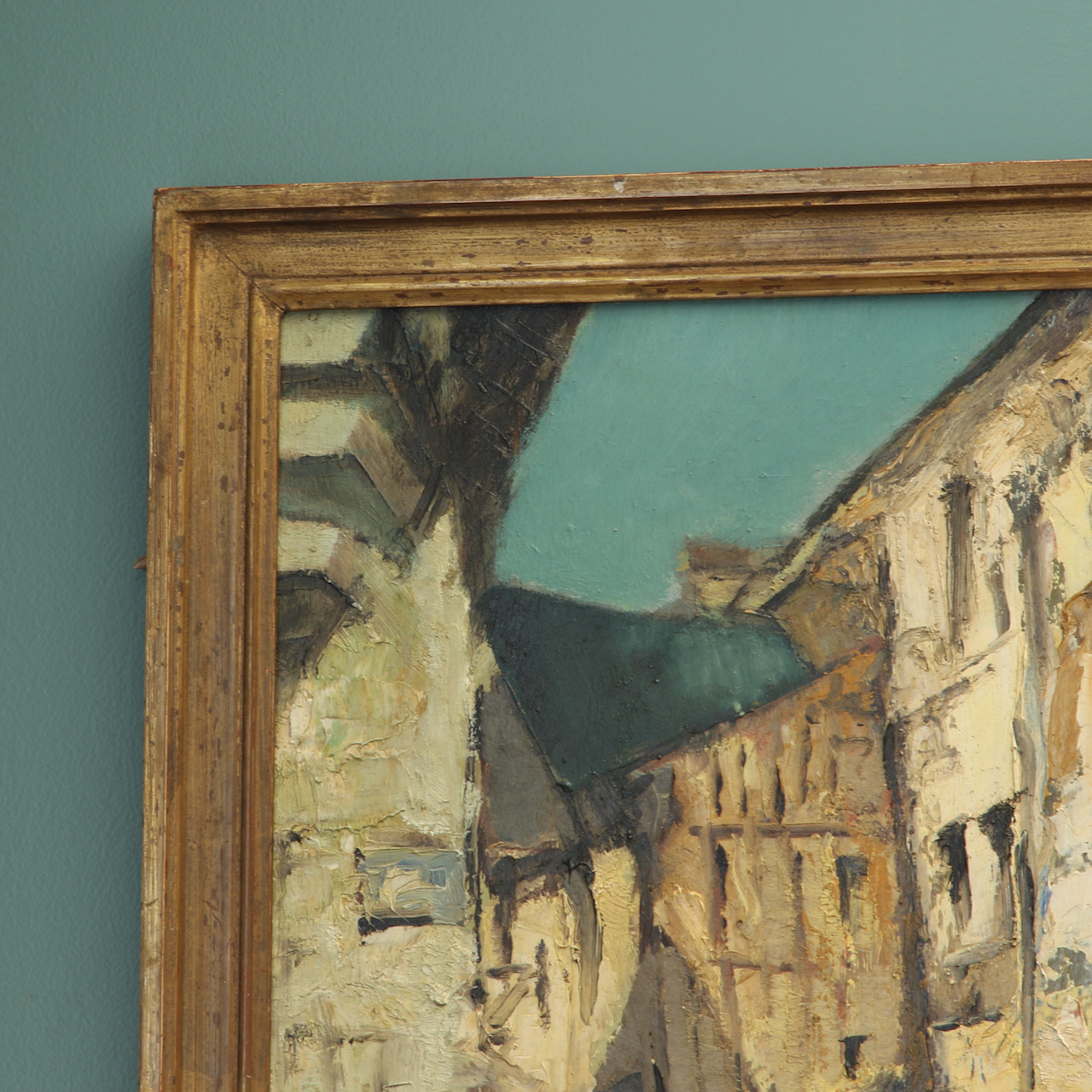 Impressionist Painting of Village