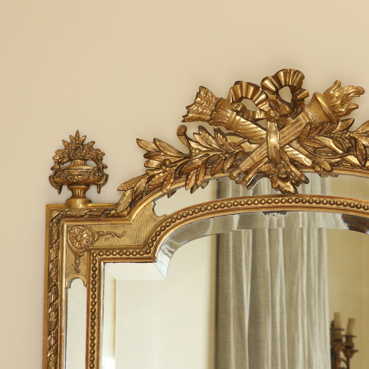 Louis Philippe Mirror with Crest