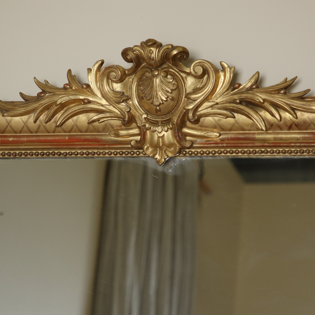 Louis Philippe Mirror with Crest