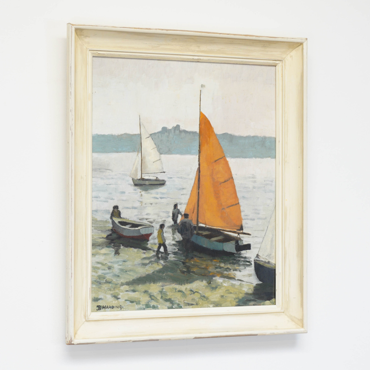 Impressionist Boat Scene by Barbra Harding