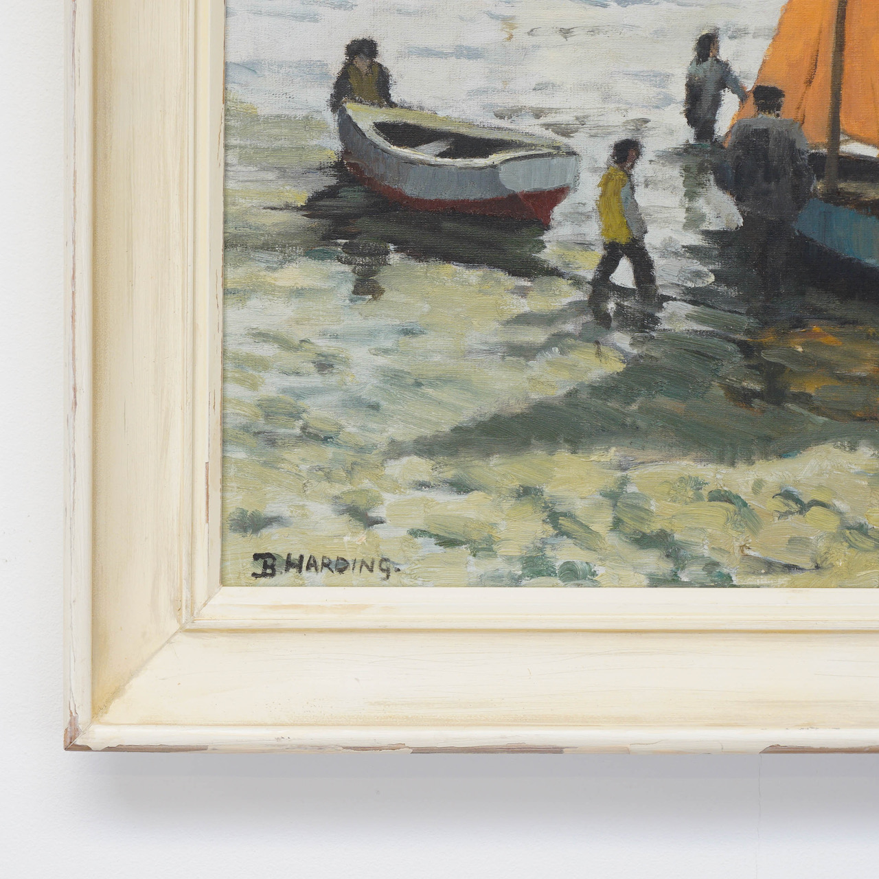 Impressionist Boat Scene by Barbra Harding