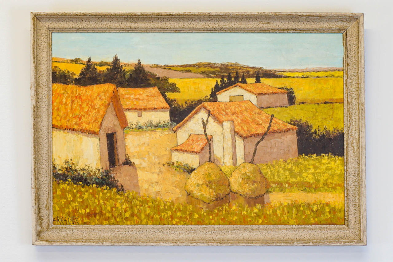 Impressionist Farm Scene