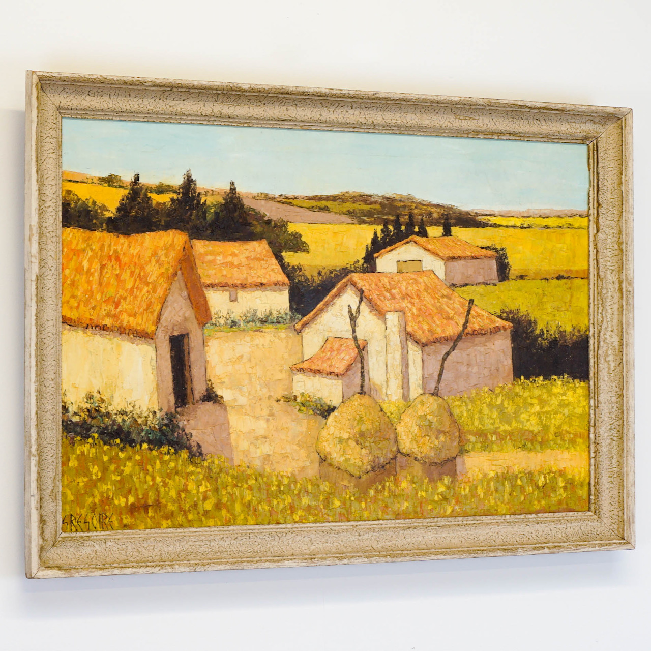 132-83 - Impressionist Farm Scene