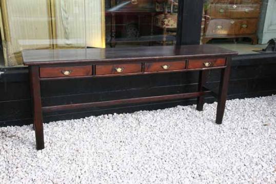 Four Drawer English 19th century Side Table