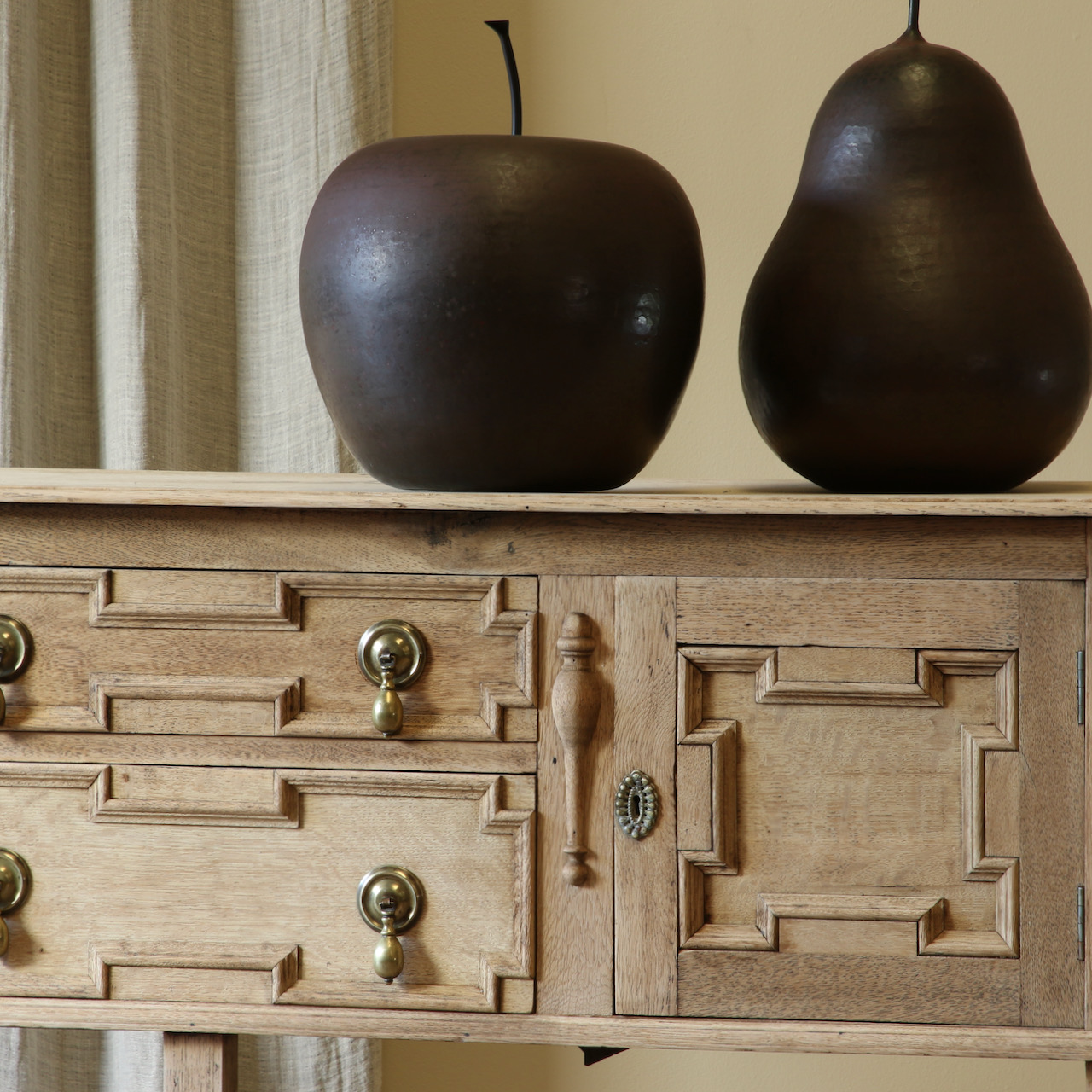 Bleached Jacobean Side Table