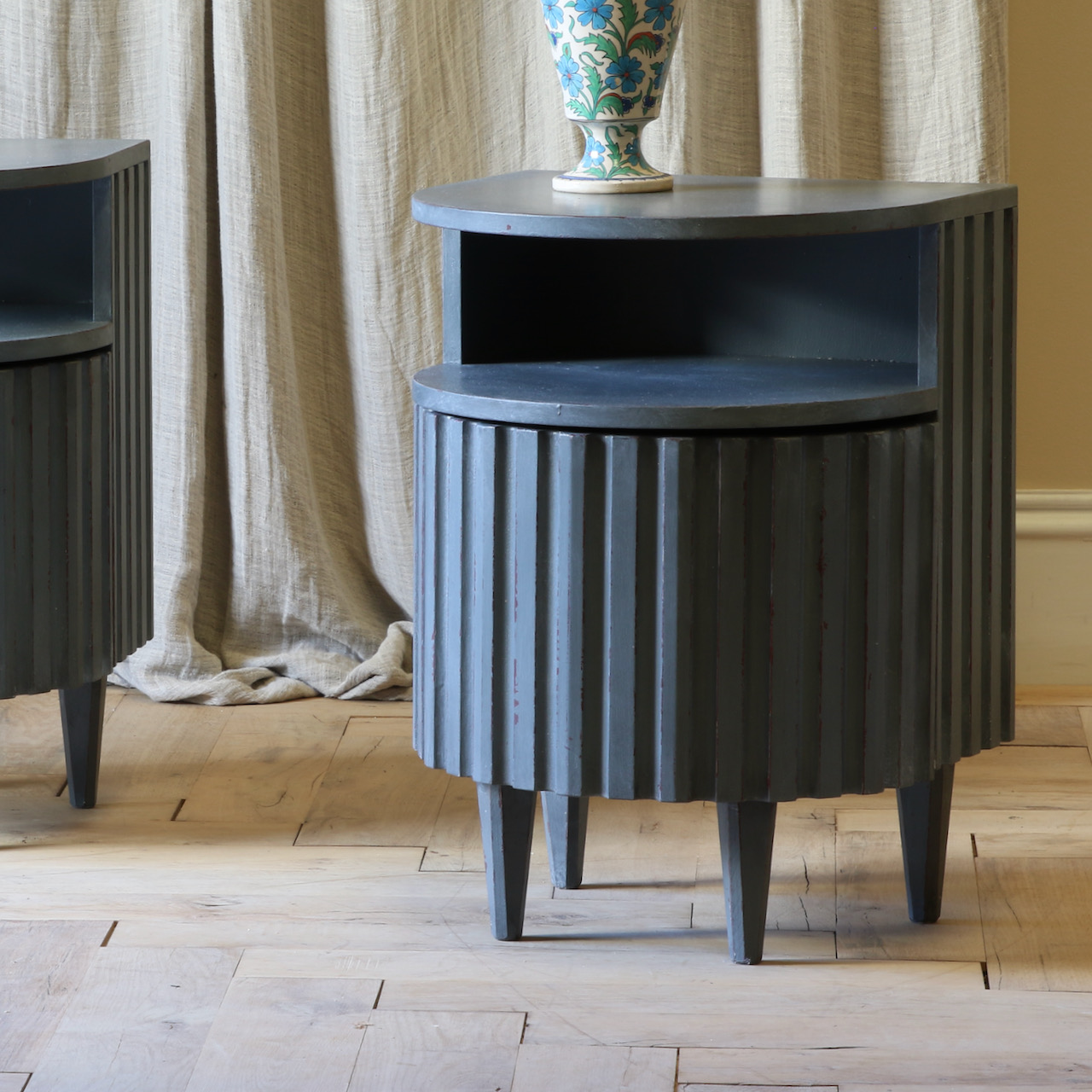 Fluted Bedsides / Eucalyptus