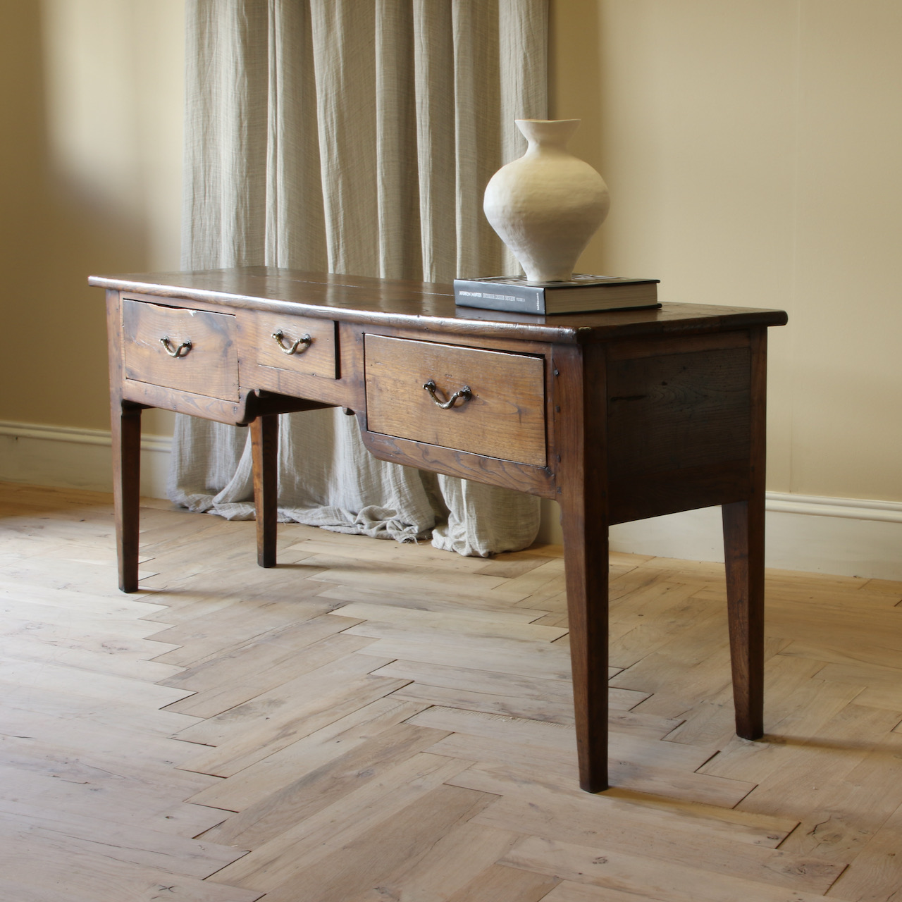 Three Drawer Side Table