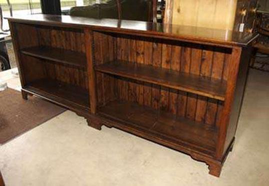 Long Oak Bookcase
