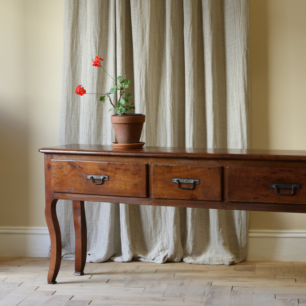 Three Drawer Side Table