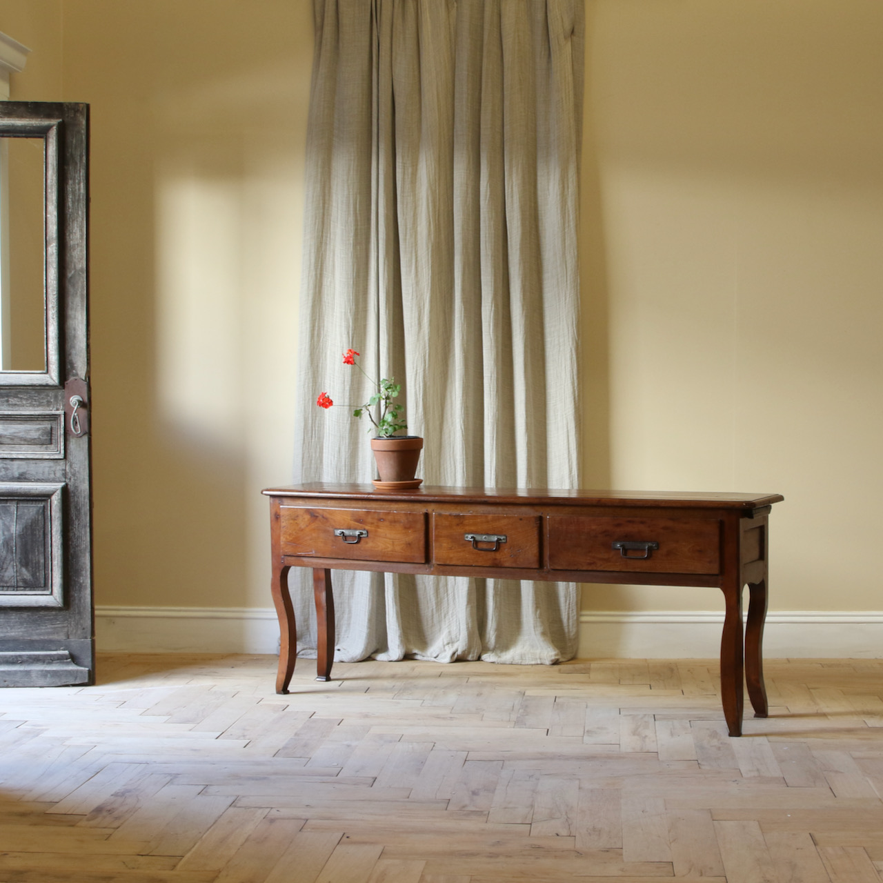 Three Drawer Side Table