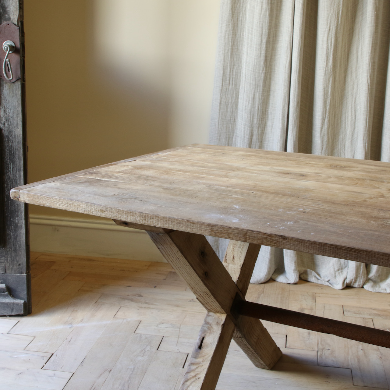 Cross-Base Dining Table