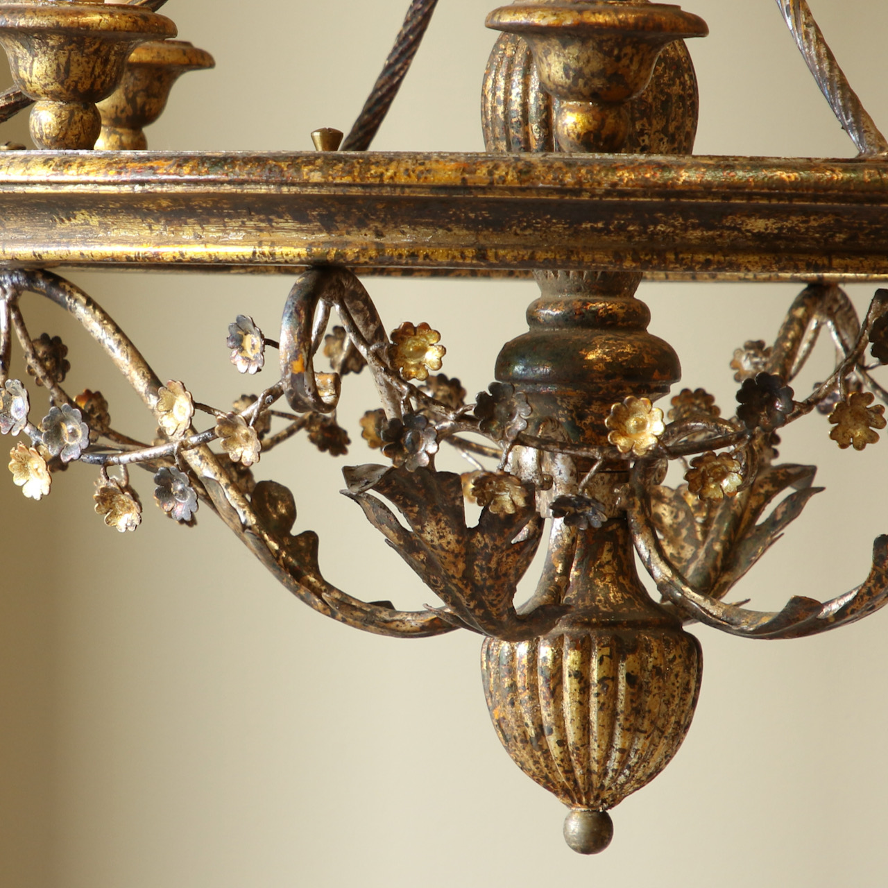 Gold Italian Chandelier