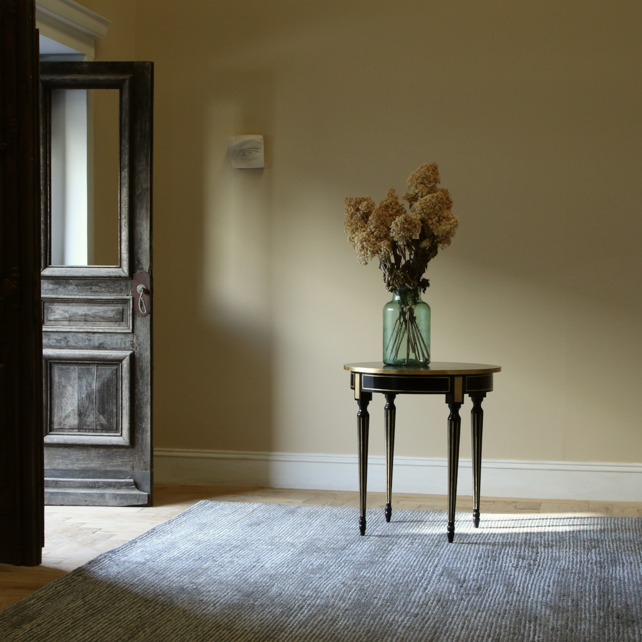 Ebonised Occasional Table