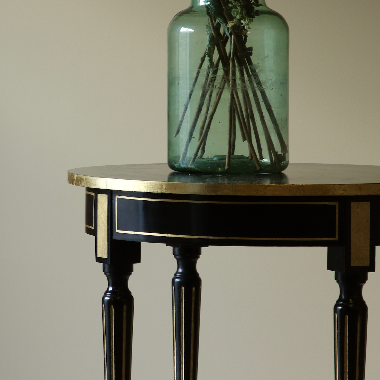 Ebonised Occasional Table