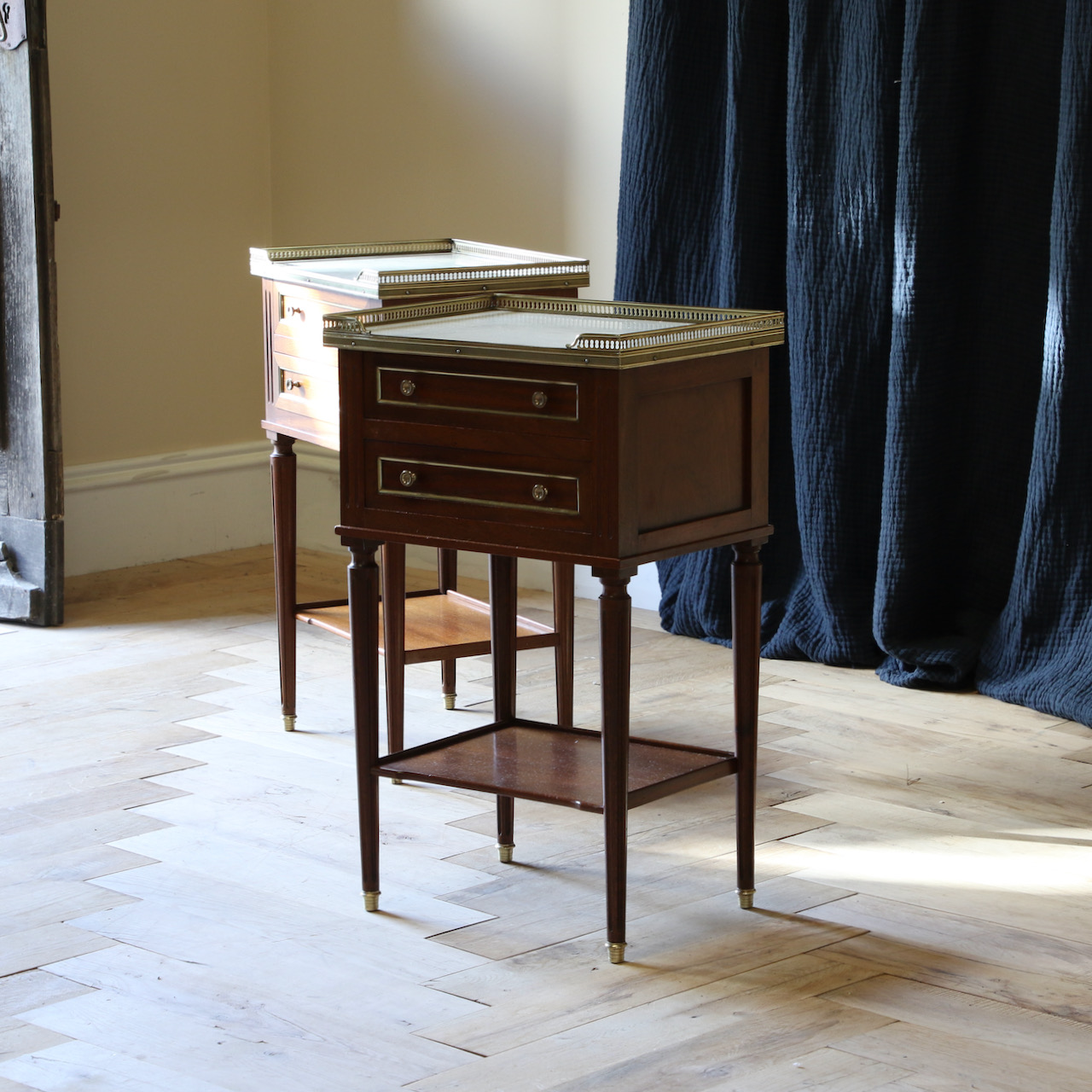 Pair of Louis XVI Bedsides