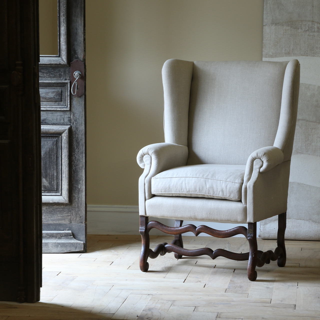 Pair of Wingback Armchairs