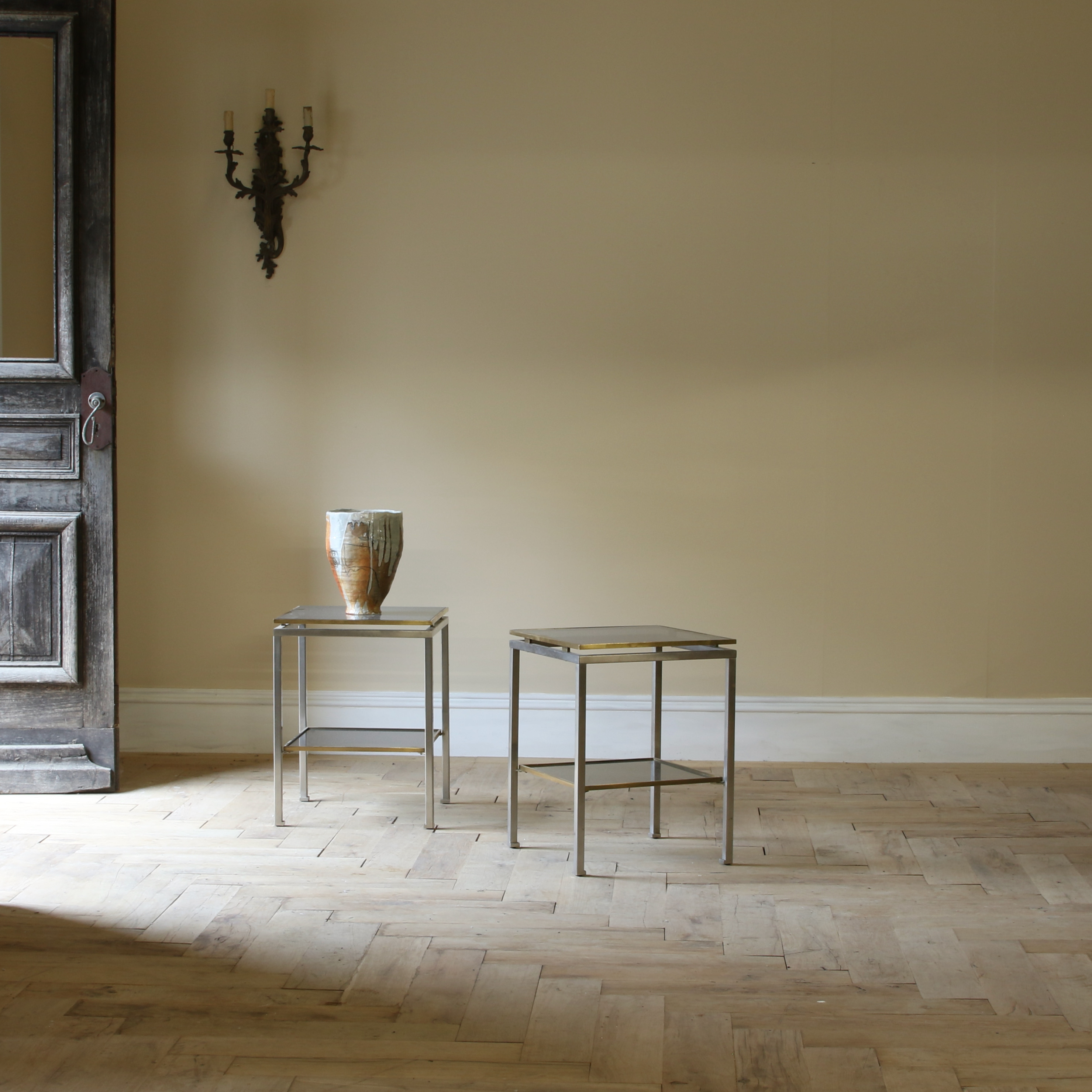 Pair of Glass Coffee Tables